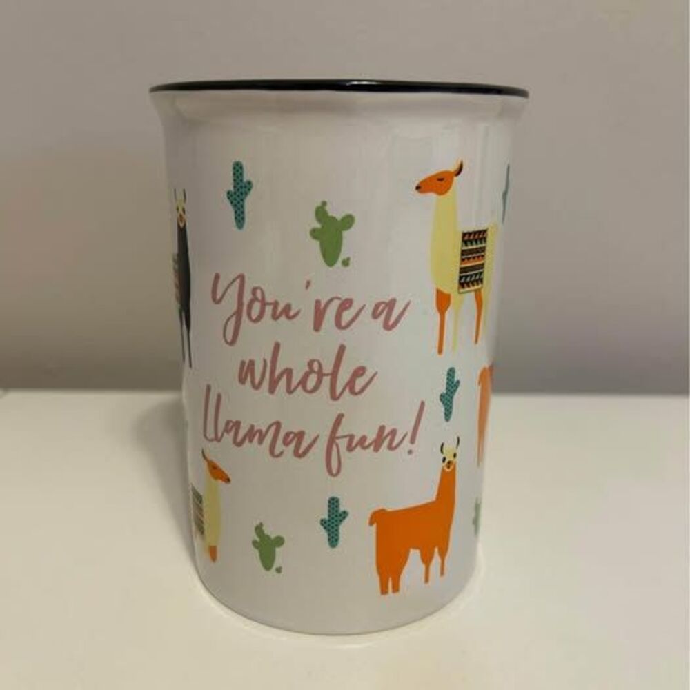 Aéropostale Llama Fun Ceramic Mug or Container